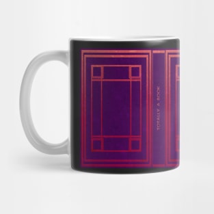 Totally a Book red purple Mug